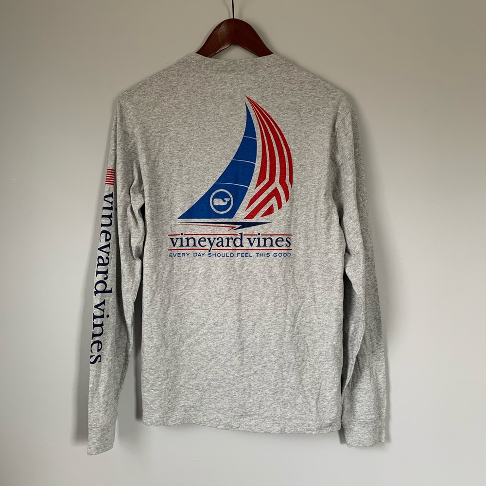 •Vineyard Vines• NWT Gray long sleeve shirt XS